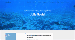 Desktop Screenshot of juliegould.net
